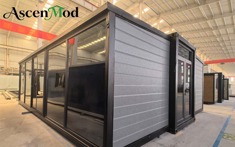 ASCEN MOD 30ft Foldable House with 3 Bedroom Expandable Container Home for Modern Living