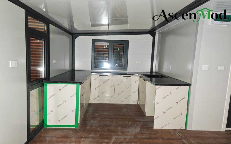 40ft Foldable House 3 Bedroom Expandable Container Home for Modern Living ASCEN MOD