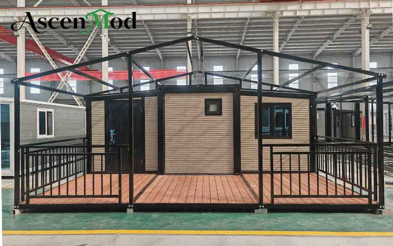 ASCEN MOD 40ft Foldable House – Fully Customizable Two-Bedroom Prefab Container Home