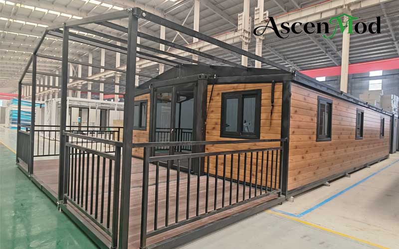 ASCEN MOD 40ft Foldable House – Spacious Two-Bedroom Prefab Container Home