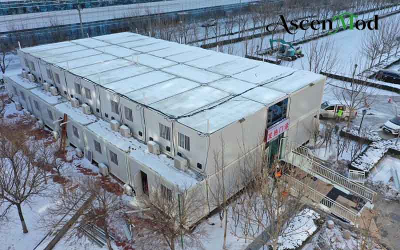 China Medical Facility:Container Houses for Hospital Expansion in Cold Region Ascen Mod