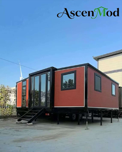 Poland Project: Ascen Mod Delivers Mobile Container Dormitories with Trailer System