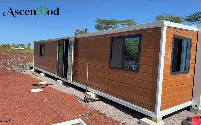 Hawaii Resort Project: Ascen Mod Exports 40ft Foldable Container House