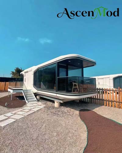 Space Capsule Cabin Smart Choice for Scenic Resorts and Glamping