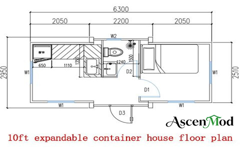 ASCEN MOD Expandable House F10