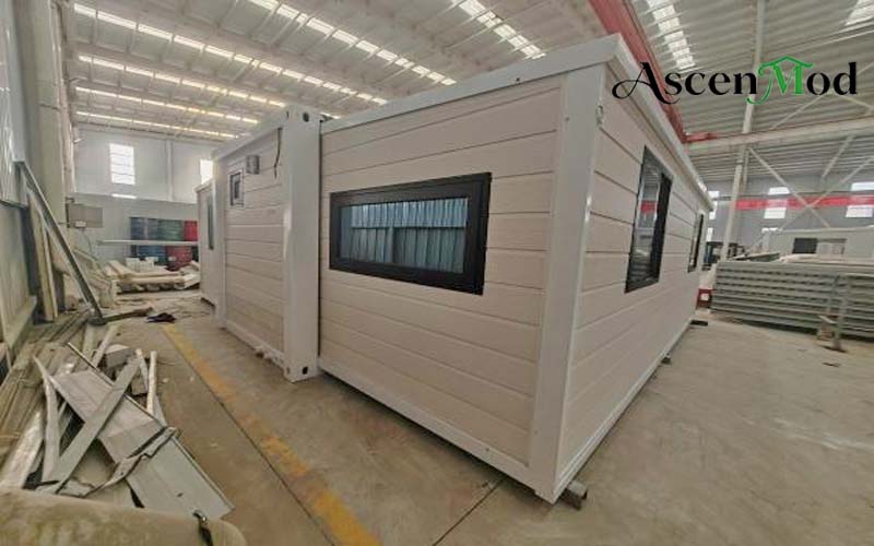 ASCEN MOD Expandable House F2 Glass Curtain Wall