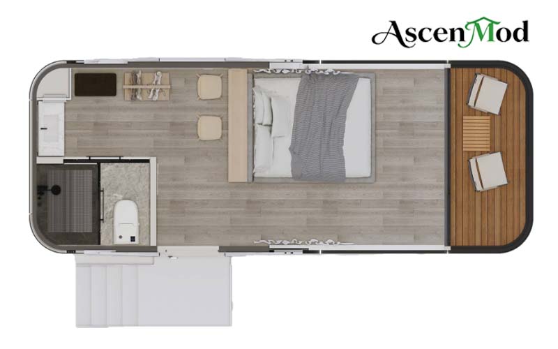 ASCEN MOD Resort Container Space Capsule House A30