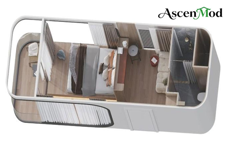 ASCEN MOD Resort Container Space capsule house A50
