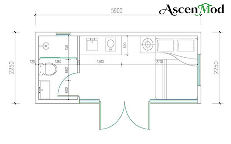 ASCEN MOD Apple Cabin Model A1