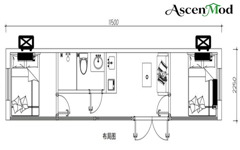 ASCEN MOD Apple Cabin Model A2