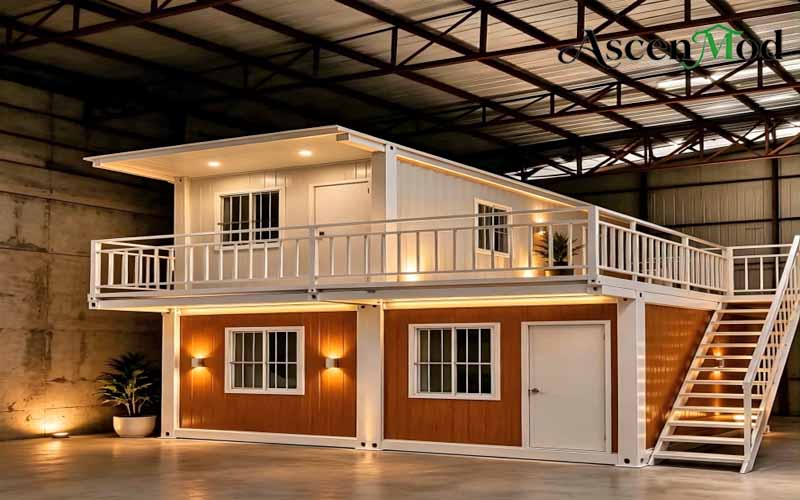 ASCEN MOD Two-Story Flat Pack Container Office Building